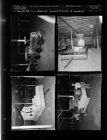 Floats for Shriners Parade in Warehouse (4 Negatives) (May 22, 1954) [Sleeve 1, Folder b, Box 4]